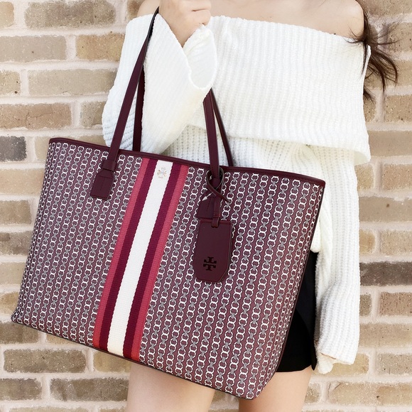 Tory Burch Handbags - Gaby’sBags👜💕- Tory Burch Logo Large Tote